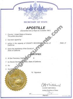 Apostille In California Russian Translation Services   California 