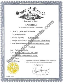 Apostille Florida